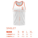 KOSZULKA MESKA SINGLET GREEN OTSO