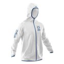 KURTKA UNISEX WATERPROOF WINDBREAKER WHITE & ROYAL BLUE OTSO