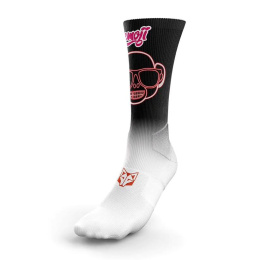 SKARPETY HIGH CUT EMOJI MONKEY NEON OTSO