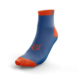 SKARPETY LOW CUT NAVY BLUE & ORANGE OTSO