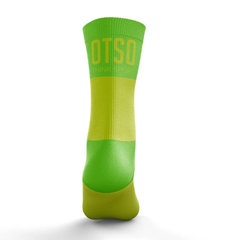 SKARPETY MEDIUM CUT FLUO YELLOW & FLUO GREEN OTSO