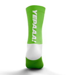 SKARPETY MEDIUM CUT YEPAAA FLUO GREEN OTSO
