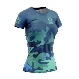 T-SHIRT DAMSKI CAMO BLUE OTSO