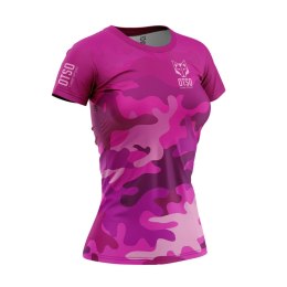 T-SHIRT DAMSKI CAMO PINK OTSO