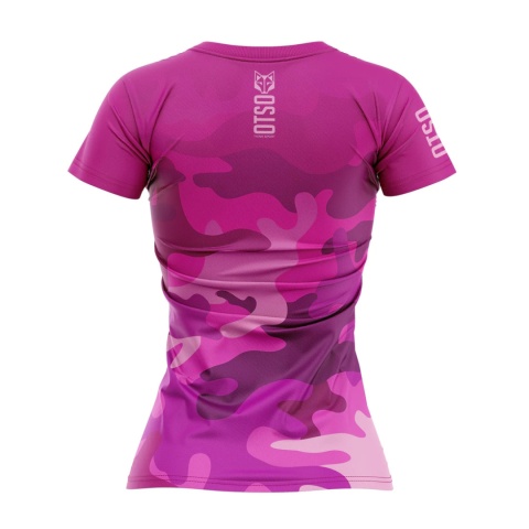 T-SHIRT DAMSKI CAMO PINK OTSO
