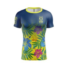 T-SHIRT MĘSKI FLORAL BLUE OTSO