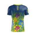 T-SHIRT MĘSKI FLORAL BLUE OTSO