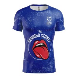 T-SHIRT MĘSKI RUNNING STONES BLUE OTSO