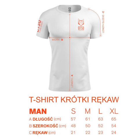 T-SHIRT MĘSKI RUNNING STONES BLUE OTSO