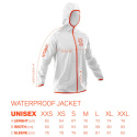 KURTKA UNISEX WATERPROOF WINDBREAKER BLACK &amp;amp; FLUO PINK OTSO