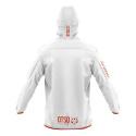 KURTKA UNISEX WATERPROOF WINDBREAKER WHITE & FLUO ORANGE OTSO