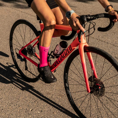 SKARPETY ULTRALIGHT FLUO PINK OTSO