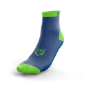 SKARPETY LOW CUT ELECTRIC BLUE & FLUO GREEN OTSO