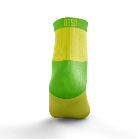 SKARPETY LOW CUT FLUO YELLOW & FLUO GREEN OTSO