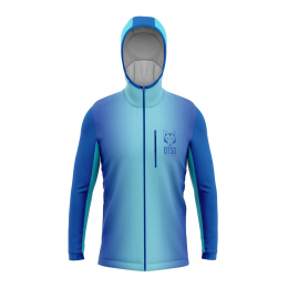 BLUZA SPORTOWA UNISEX HOODIE ELECTRIC BLUE & LIGHT BLUE OTSO