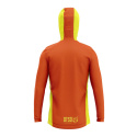 BLUZA SPORTOWA UNISEX HOODIE FLUO ORANGE FLUO YELLOW OTSO